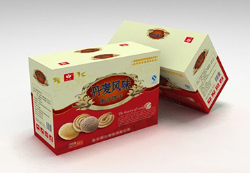 丹麦风味曲奇饼干包装盒
